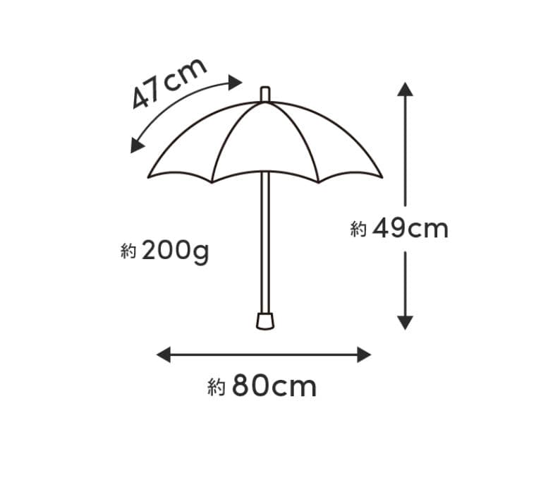 新品　サンバリア１００ 折りたたみ日傘 ２段折コンパクト/mokuアイボリー