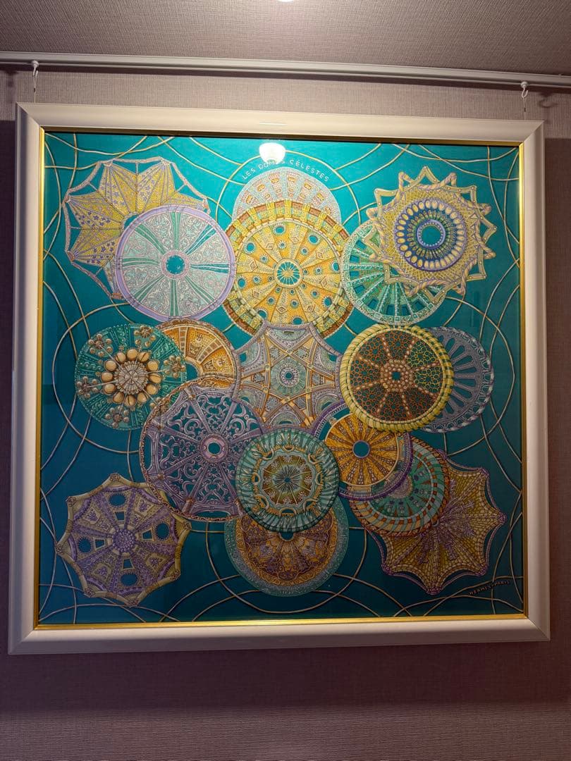 ようこHERMES 額装　エルメス　スカーフ額装⭐︎