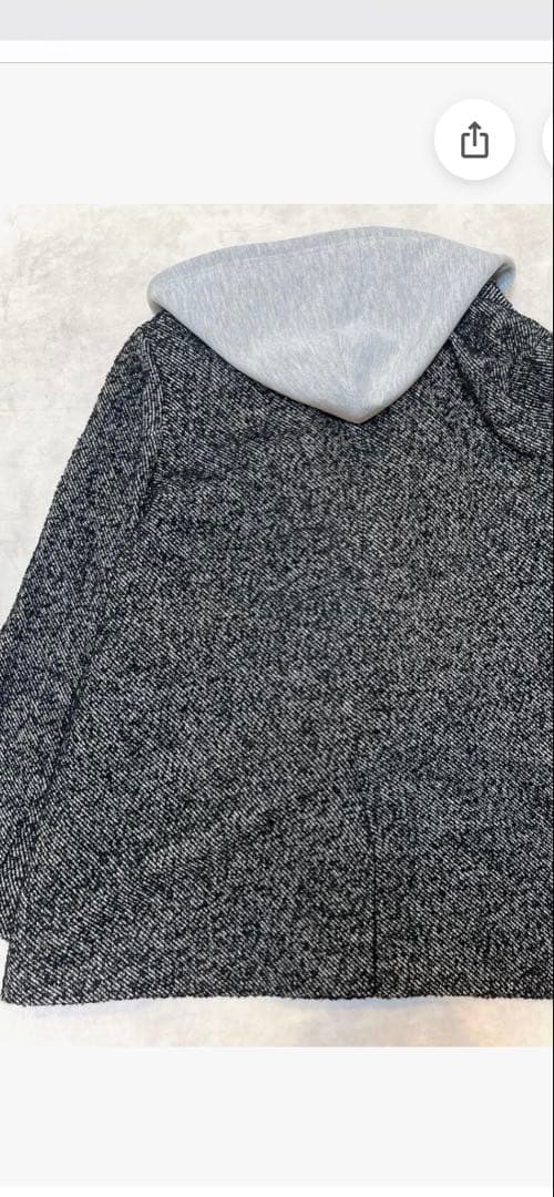 Mila Owen フードドッキングシングルブレストジャケット◇ツイード 0