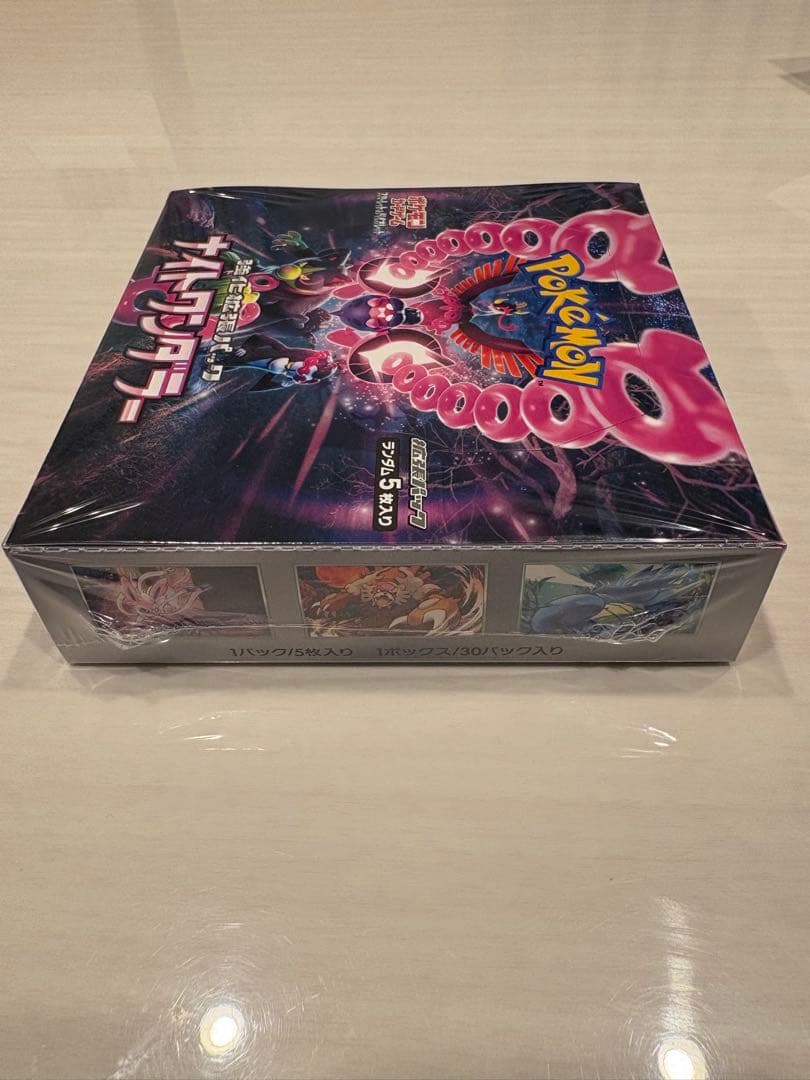 ポケモンカード　ポケセン産　ナイトワンダラー1boxシュリンク、納品書付き