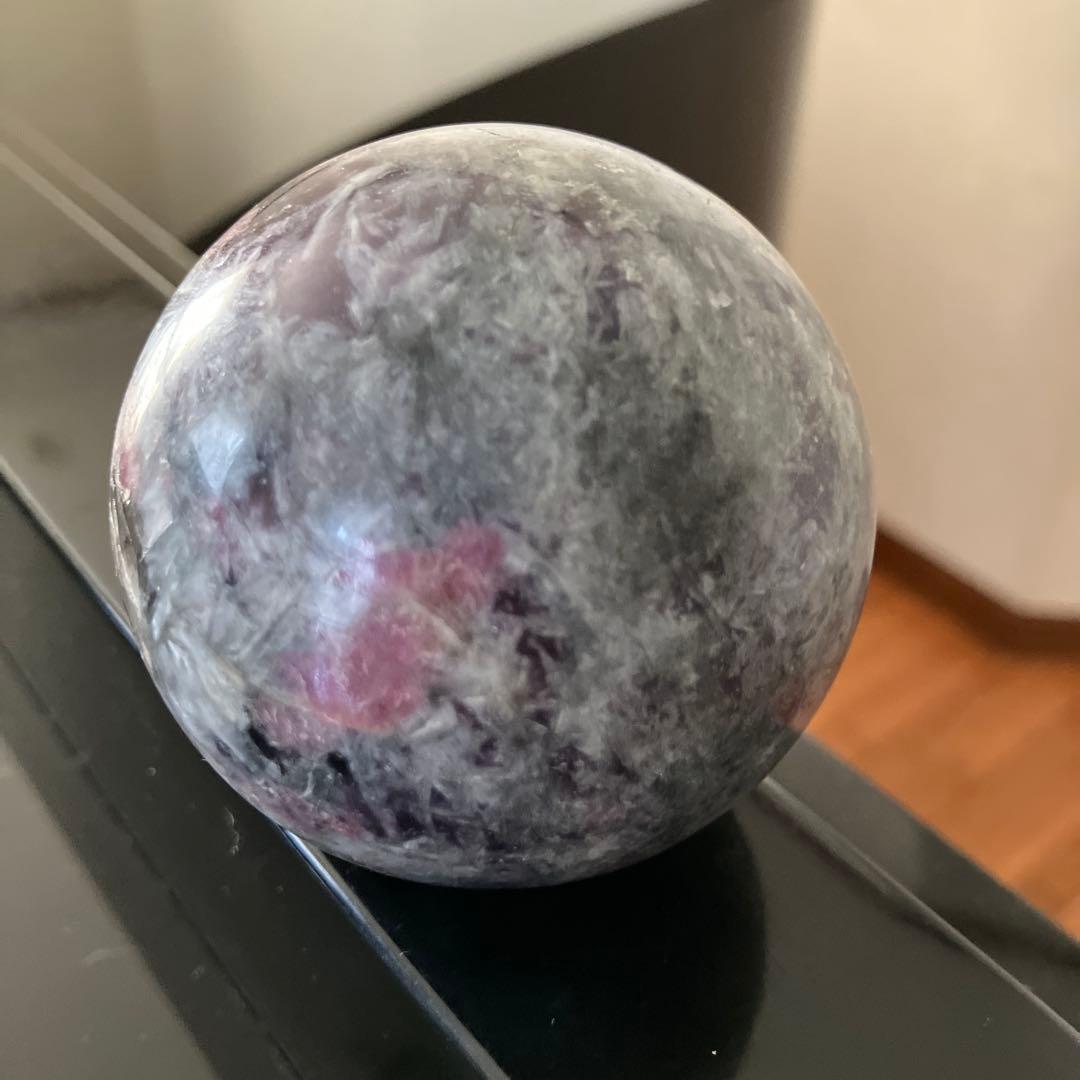MHさま専用ユニコーンストーン　スフィア　天然石置物　D144