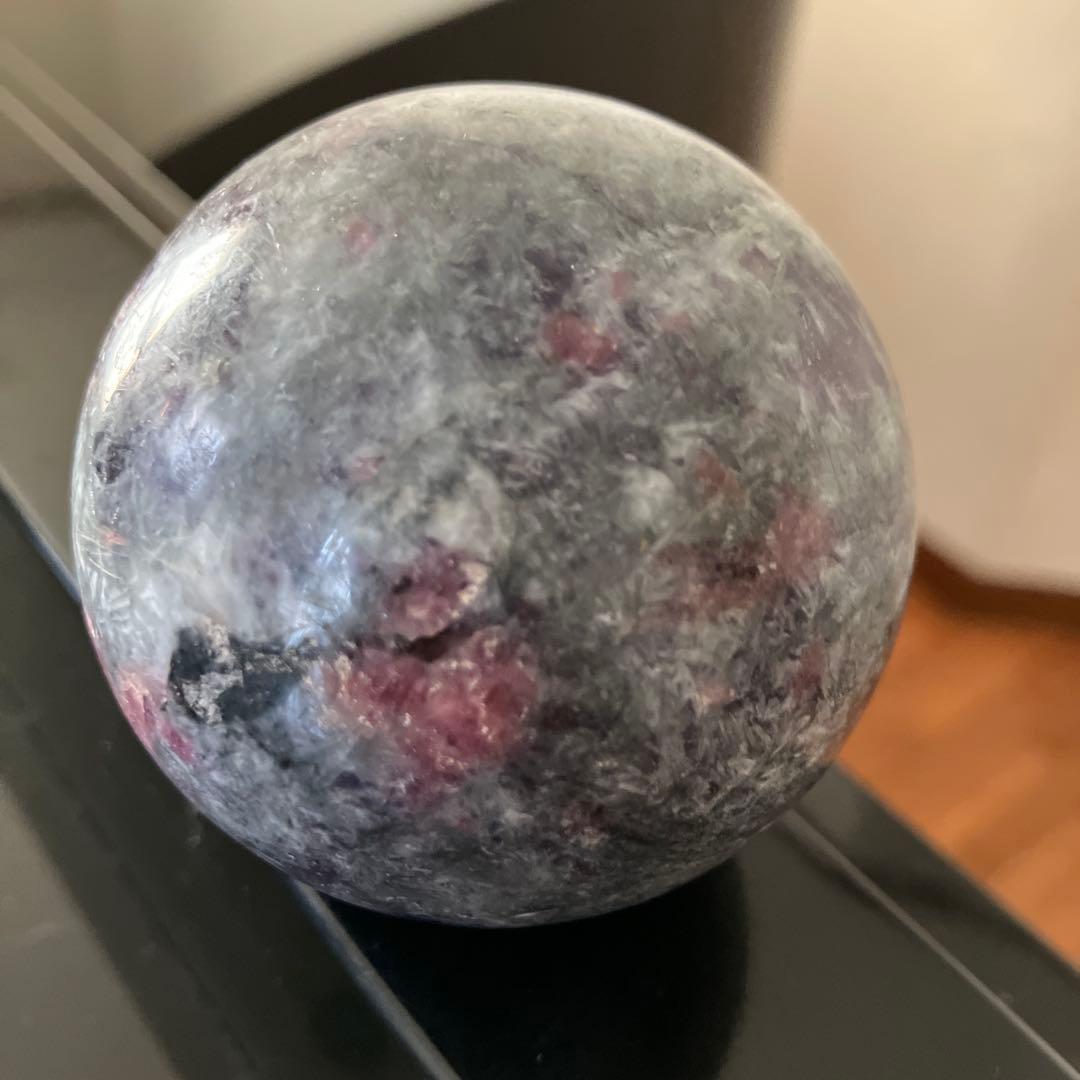 MHさま専用ユニコーンストーン　スフィア　天然石置物　D144