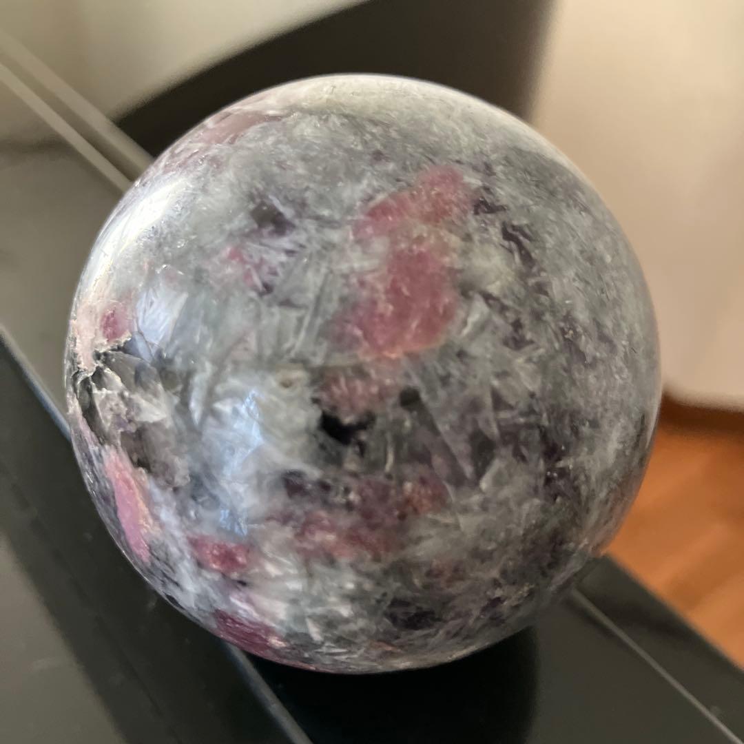MHさま専用ユニコーンストーン　スフィア　天然石置物　D144
