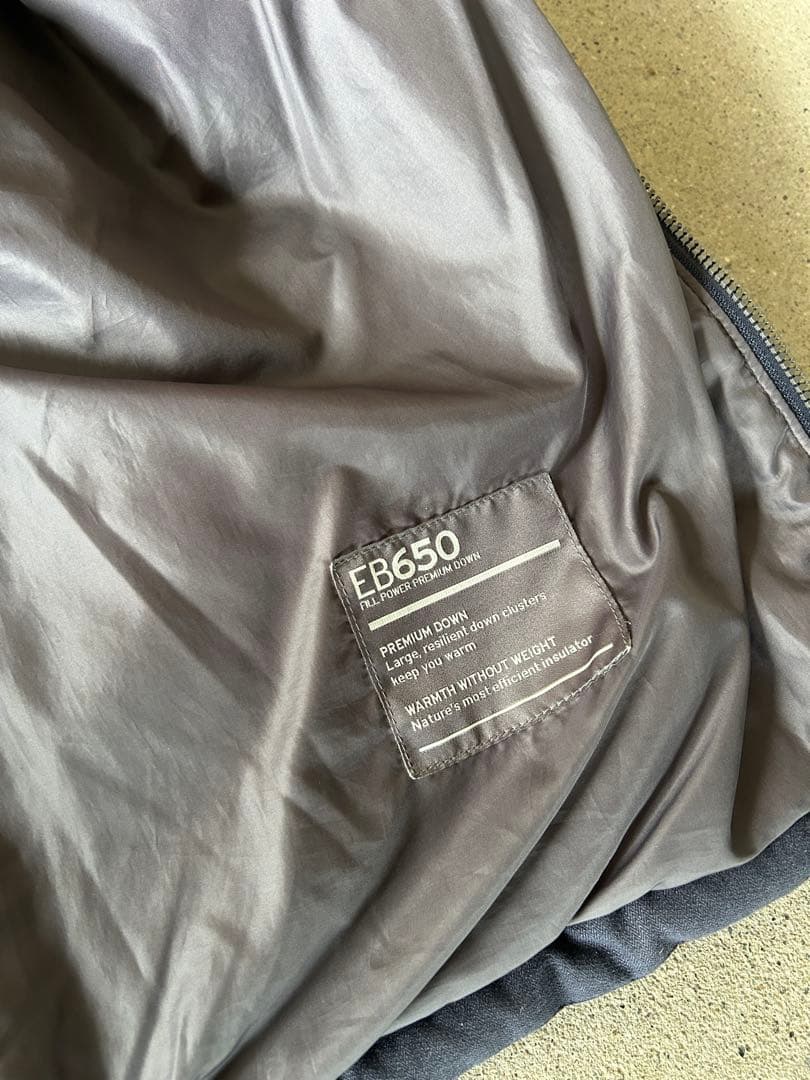 Eddie Bauer EB650 プレミアムダウンジャケット ネイビー