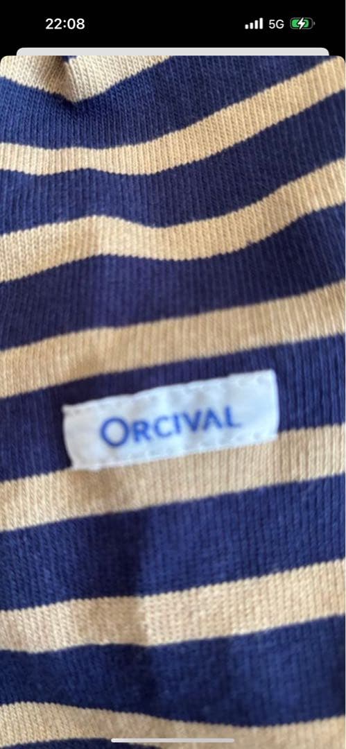 ［美品］オーシバル ORCIVAL コットンロードクルーネックTシャツ
