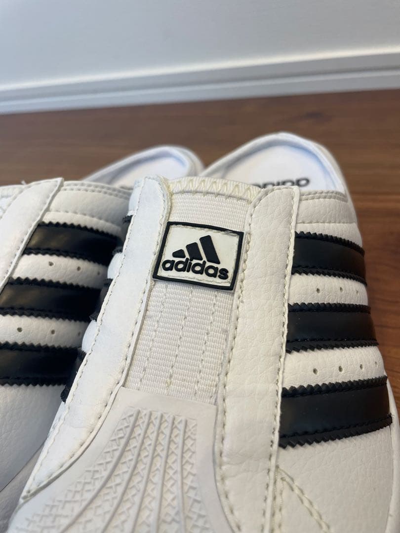 【希少】❗️adidas スーパースタークロッグ　ホワイト/ブラック