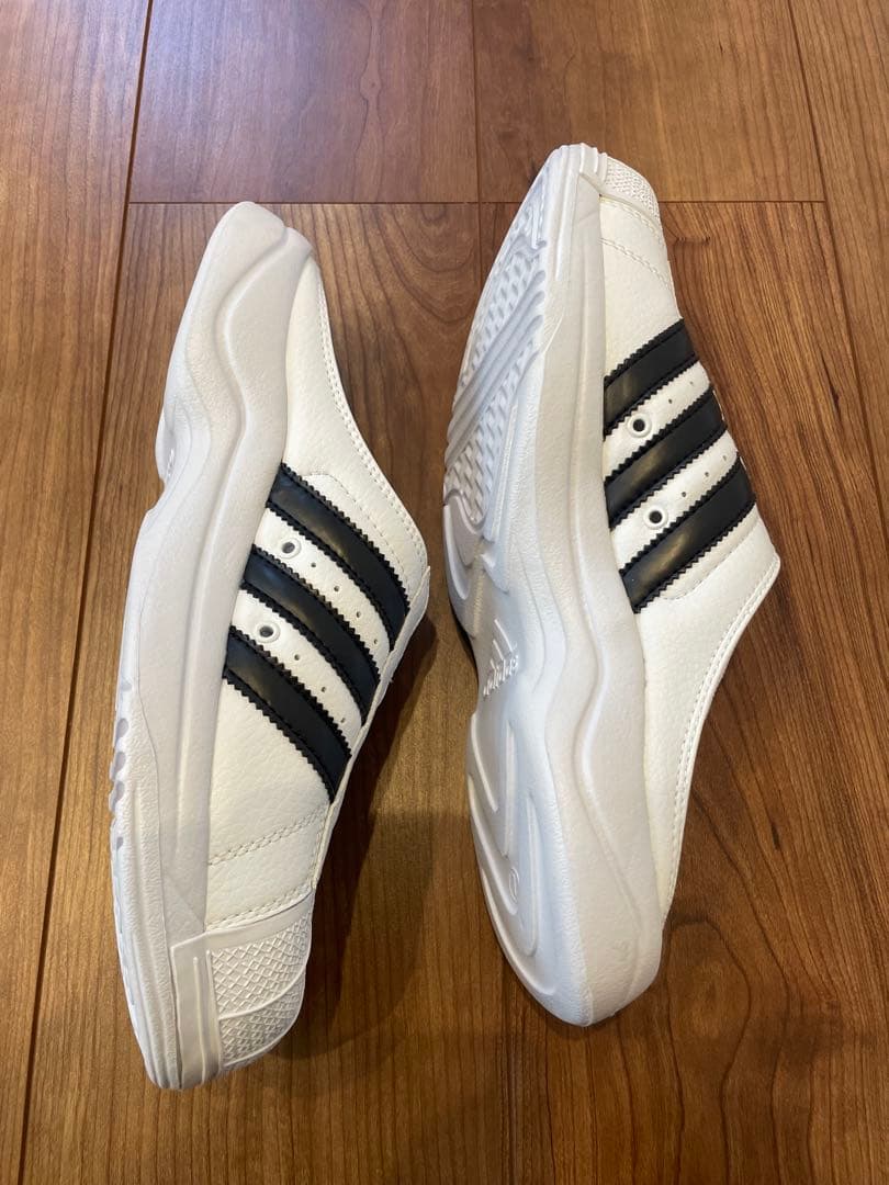 【希少】❗️adidas スーパースタークロッグ　ホワイト/ブラック