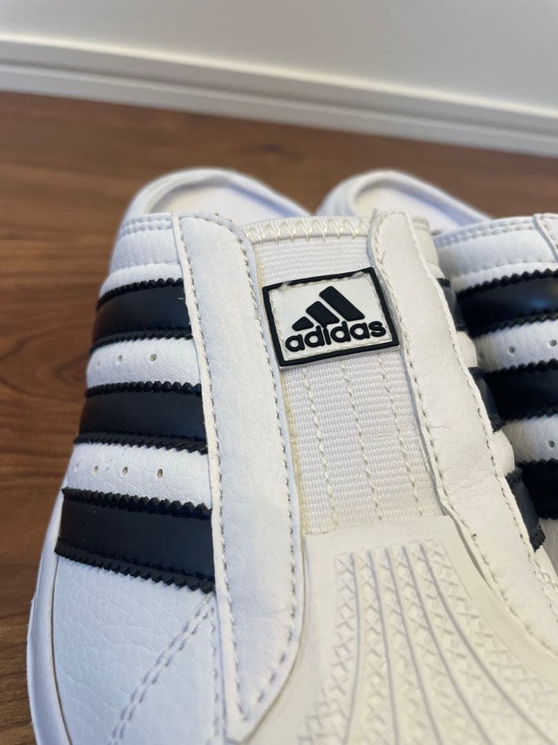 【希少】❗️adidas スーパースタークロッグ　ホワイト/ブラック