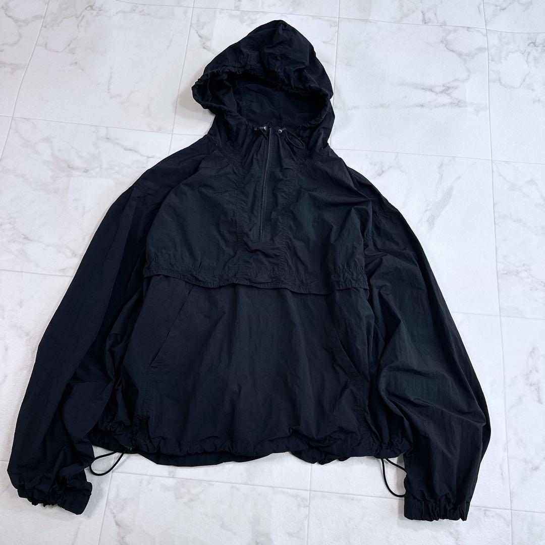 FRAMeWORK フレームワーク ナイロン　アノラックパーカー　ブラック