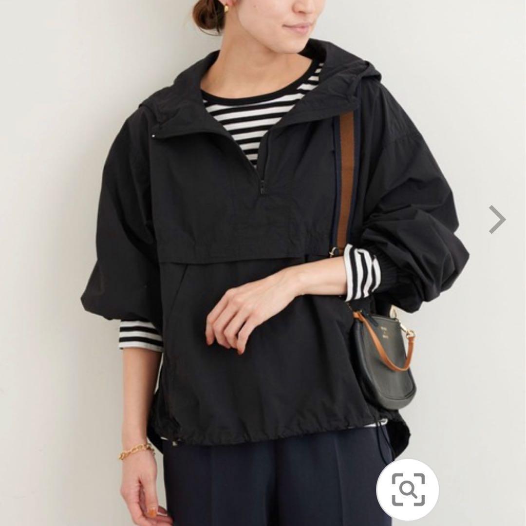 FRAMeWORK フレームワーク ナイロン　アノラックパーカー　ブラック