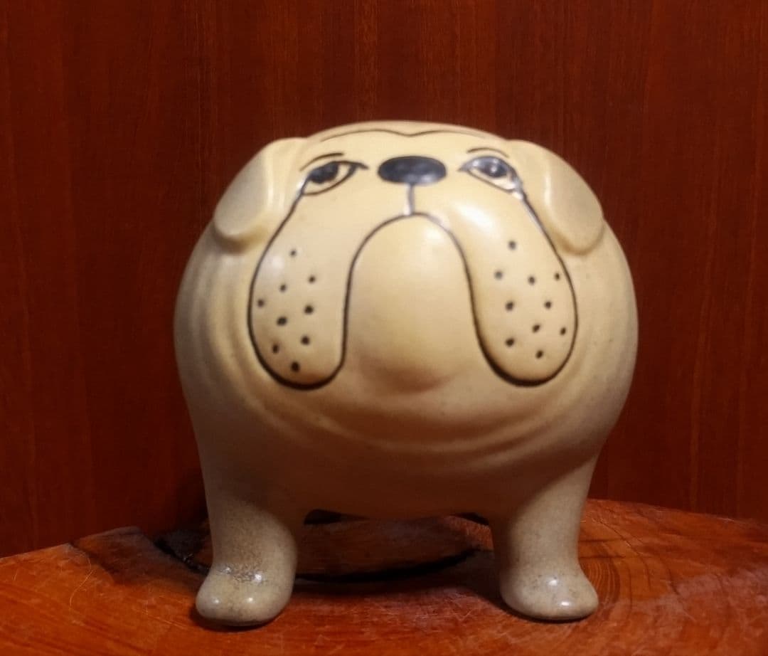 リサラーソン ライオン＆ケンネルブルドッグ＆ライオンキーホルダー 美品