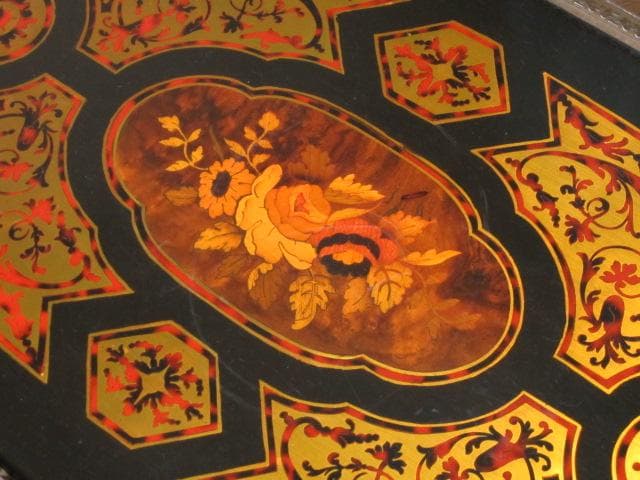 イタリア製 象嵌細工 クラシック トローリーワゴン/キッチンワゴン/ワインラック