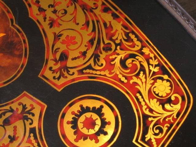 イタリア製 象嵌細工 クラシック トローリーワゴン/キッチンワゴン/ワインラック