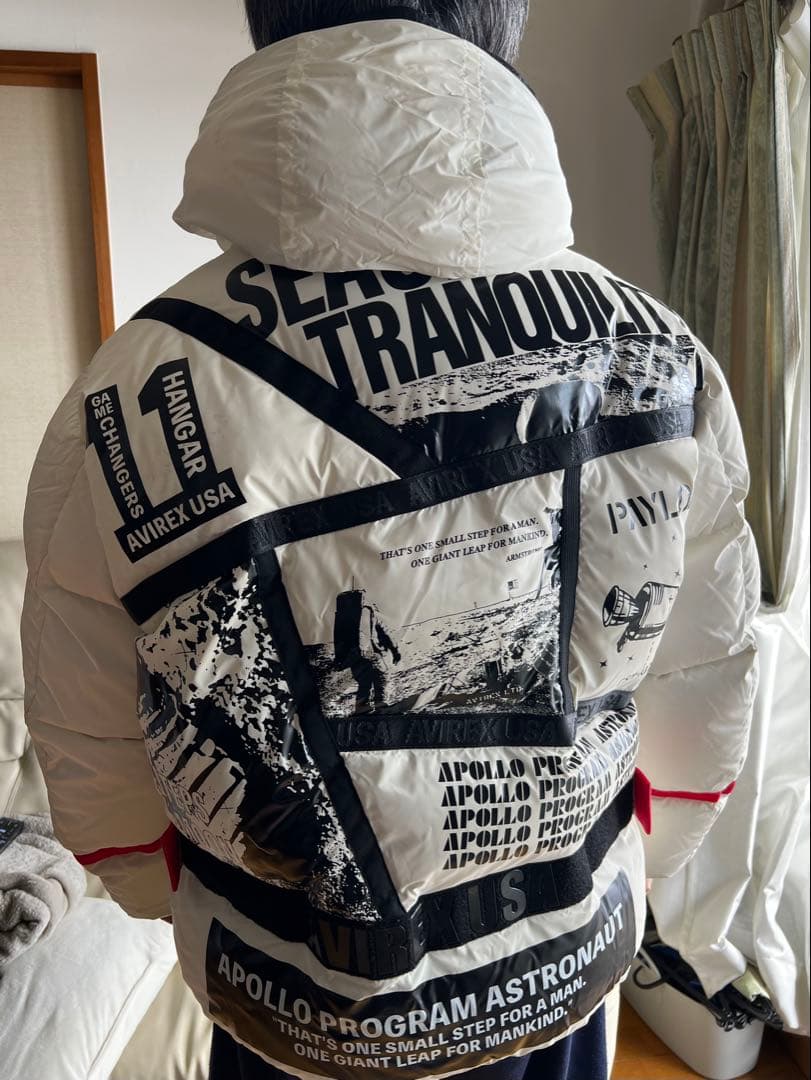 「アヴィレックス」AVIREX　アポロダウンジャケット　HANGER2