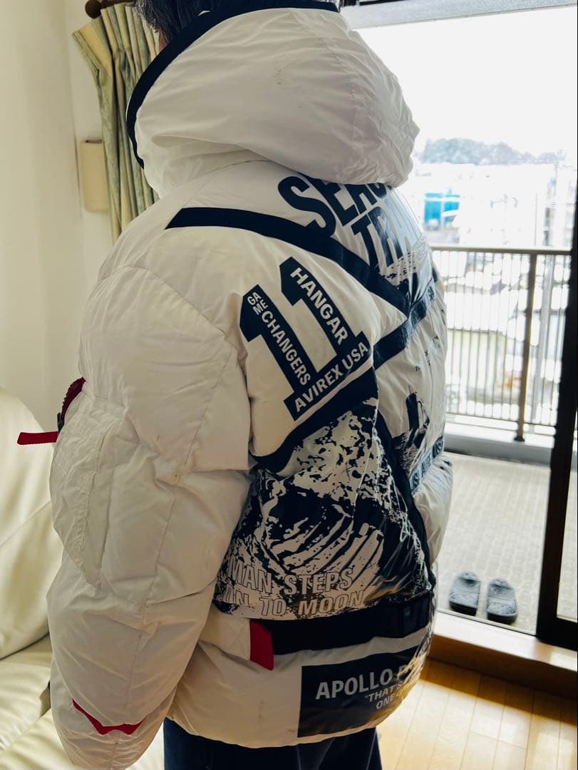 「アヴィレックス」AVIREX　アポロダウンジャケット　HANGER2