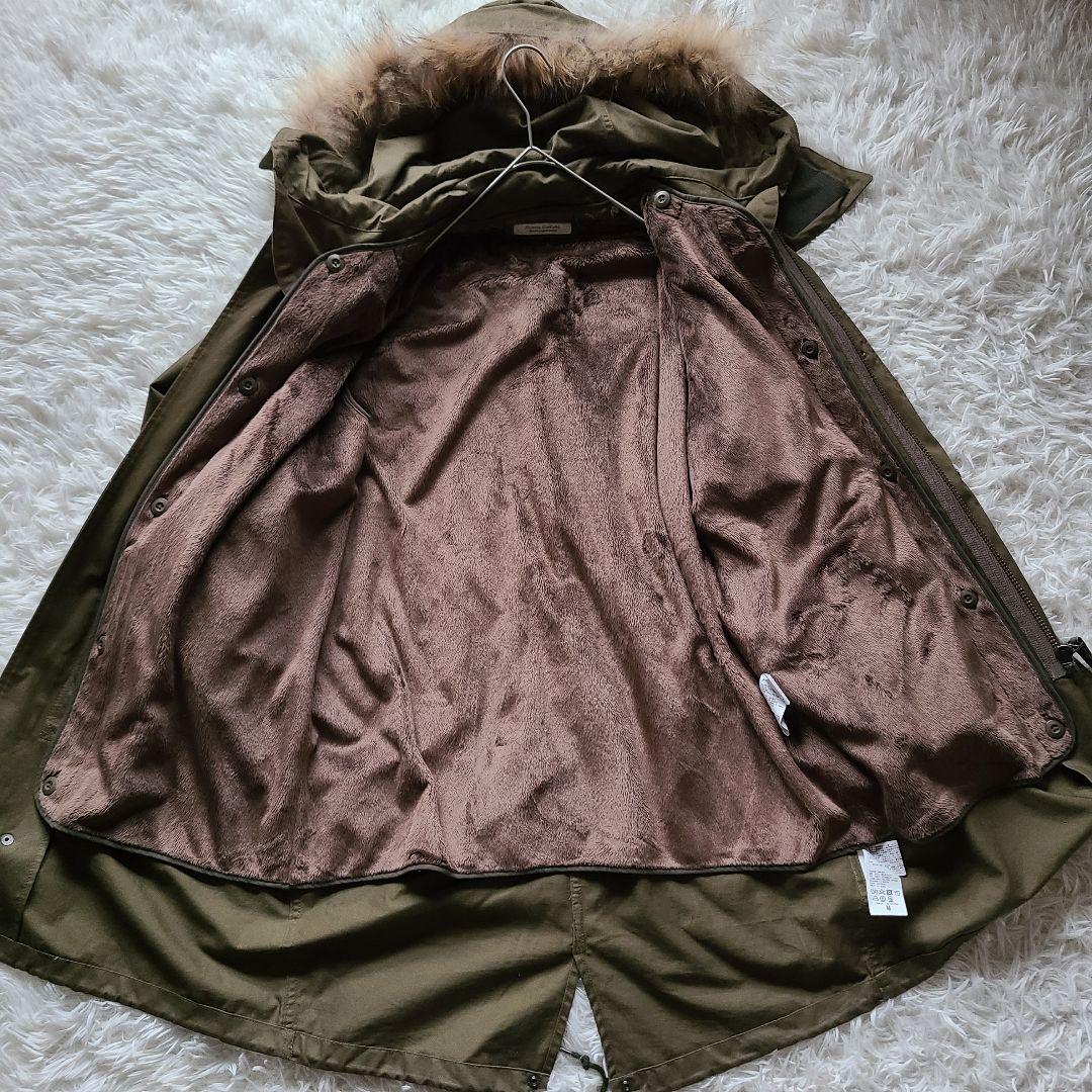 JOURNAL STANDARD ライナー付 モッズコート ファー ロング M