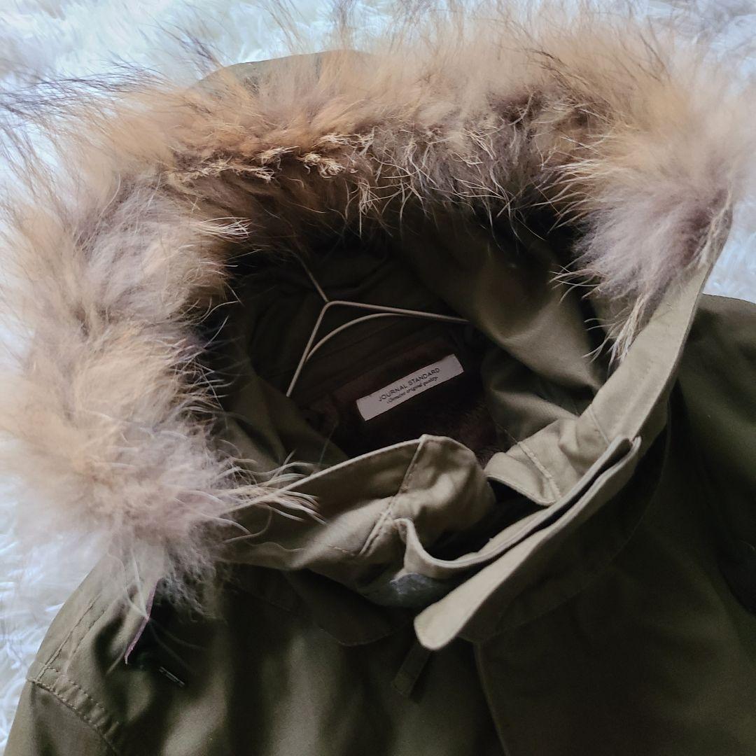 JOURNAL STANDARD ライナー付 モッズコート ファー ロング M