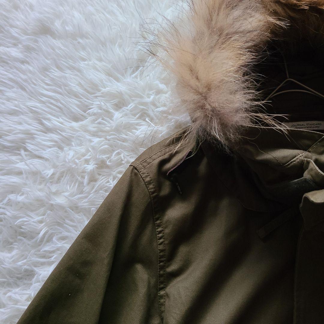 JOURNAL STANDARD ライナー付 モッズコート ファー ロング M