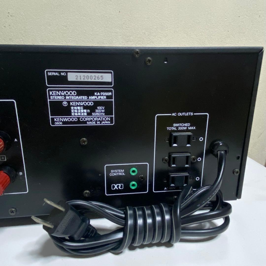 通電確認済み KENWOOD プリメインアンプ KA-7050R リモコン付き