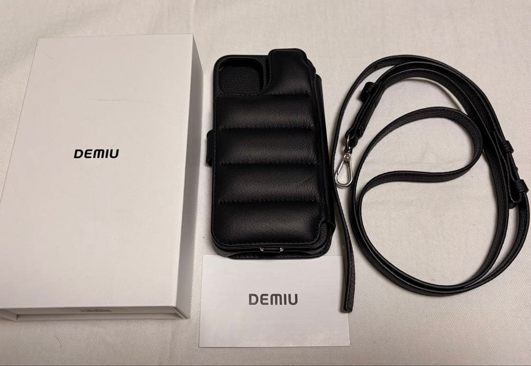 DEMIU BALLON 美品 ストラップ付き iPhone14 ブラック