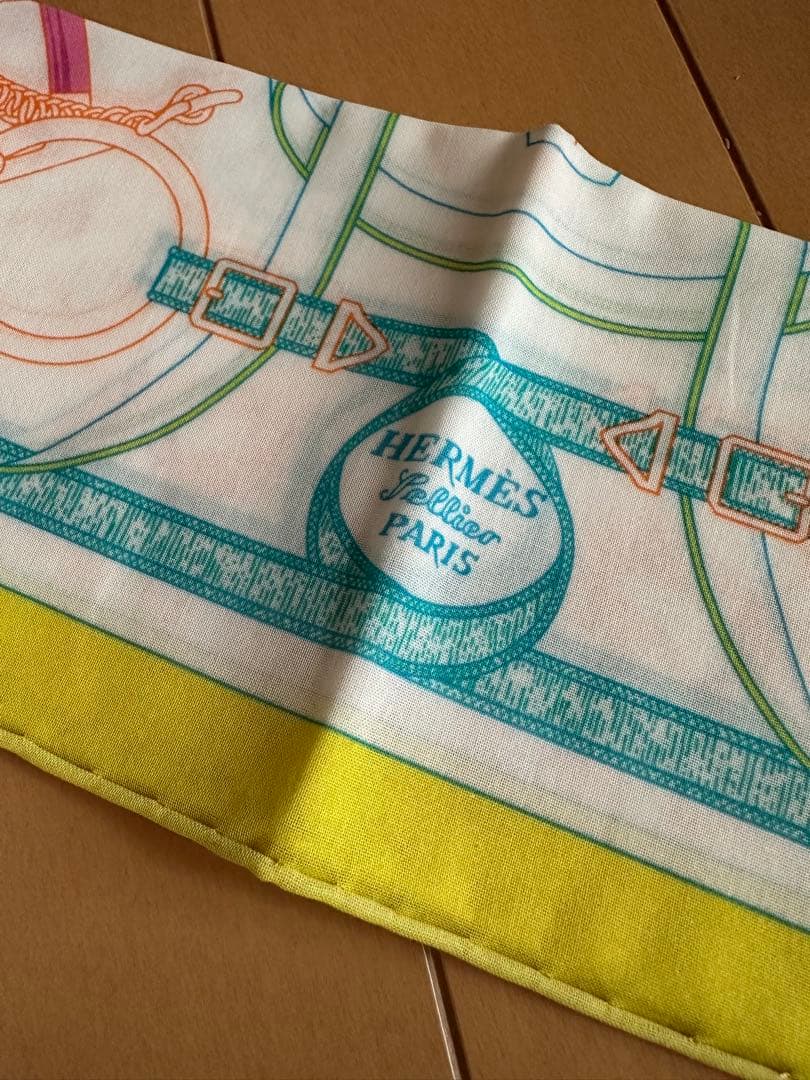 【新品未使用 】エルメス ハンカチ　エプロンドール　（サンプル付き）