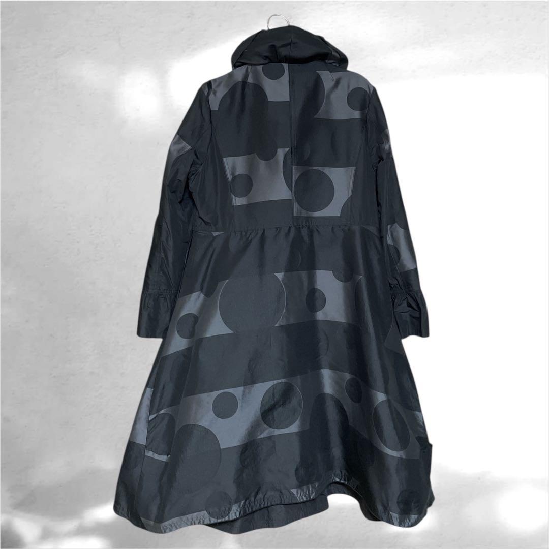EIKO KONDO ドット柄デザインコート 蕾カラー 美品 エイココンドウ