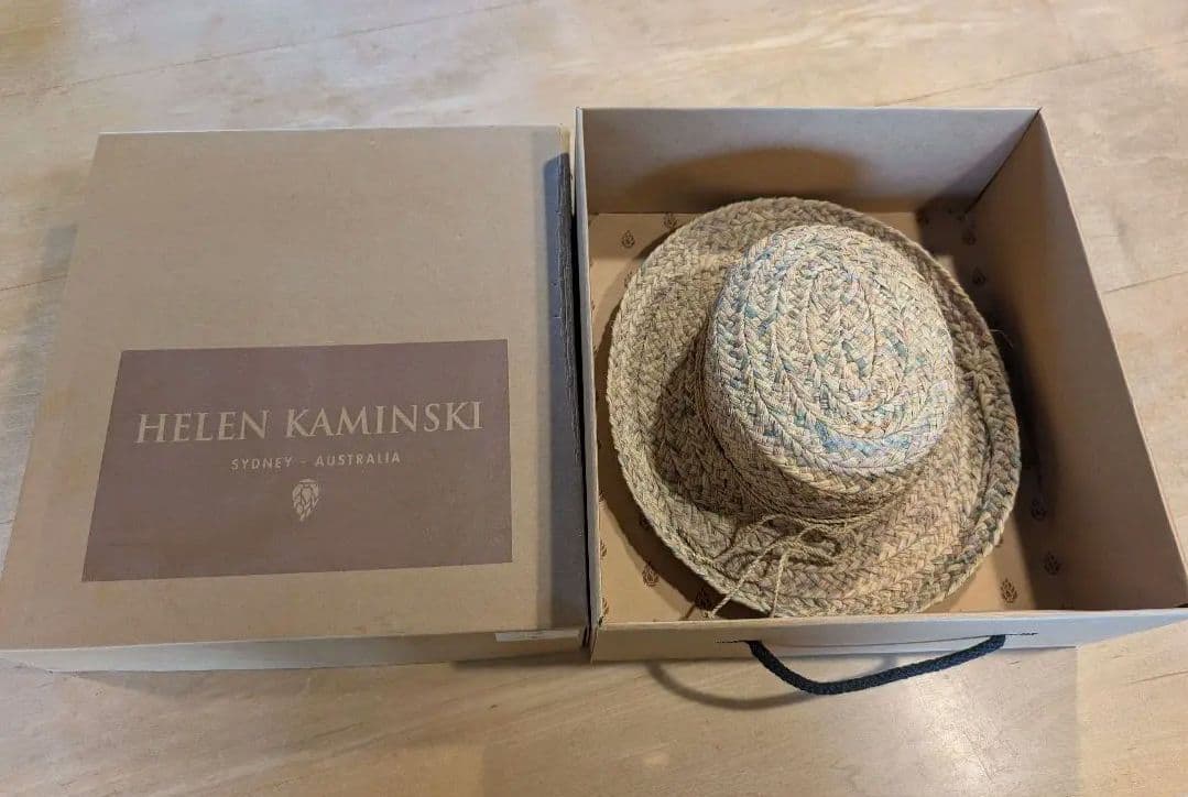 【HELEN KAMINSUKI】ラフィアハット made in マダガスカル