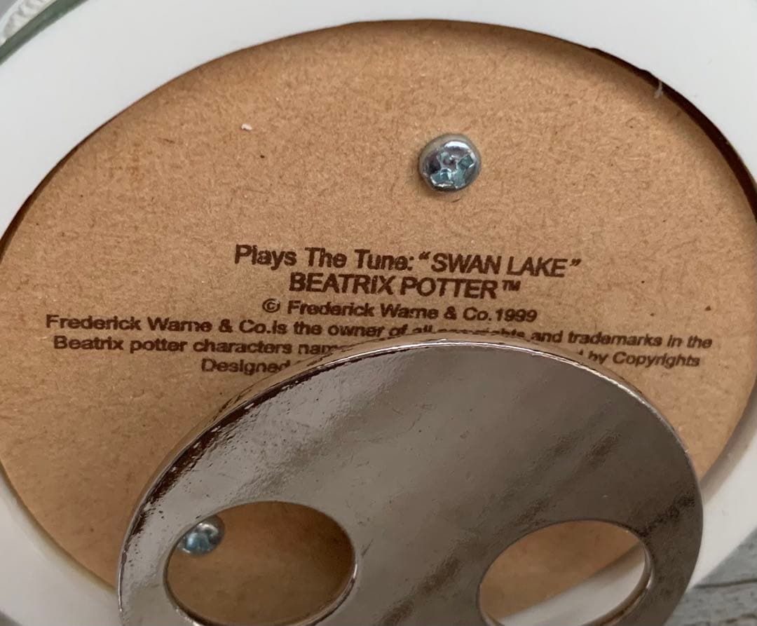 ハンカマンカ オルゴール ピーターラビット ボーダーファインアーツ