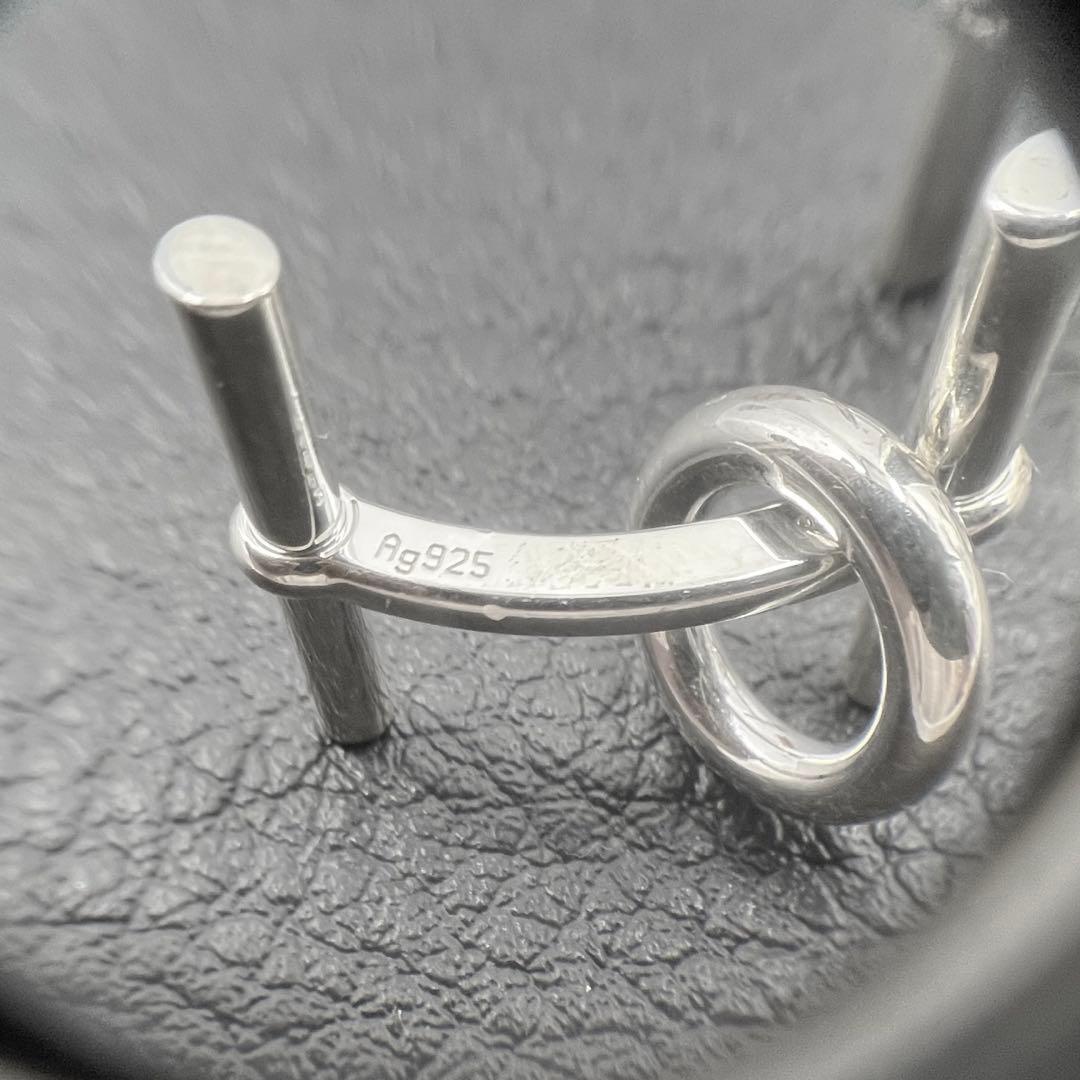 HERMES エルメス ミニ シェーヌダンクル カフス カフリンクス 925