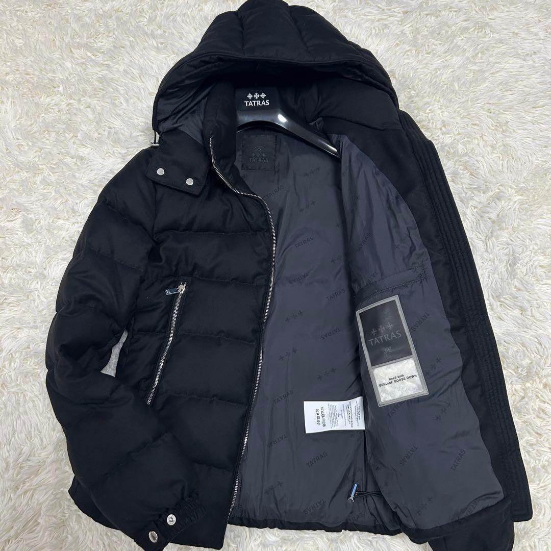【未使用級】タトラス ドミツィアーノ ダウンジャケット ハンガー付 黒 02 M