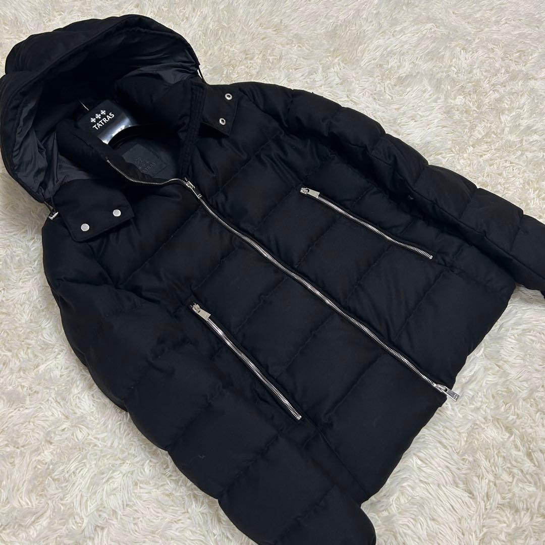 【未使用級】タトラス ドミツィアーノ ダウンジャケット ハンガー付 黒 02 M