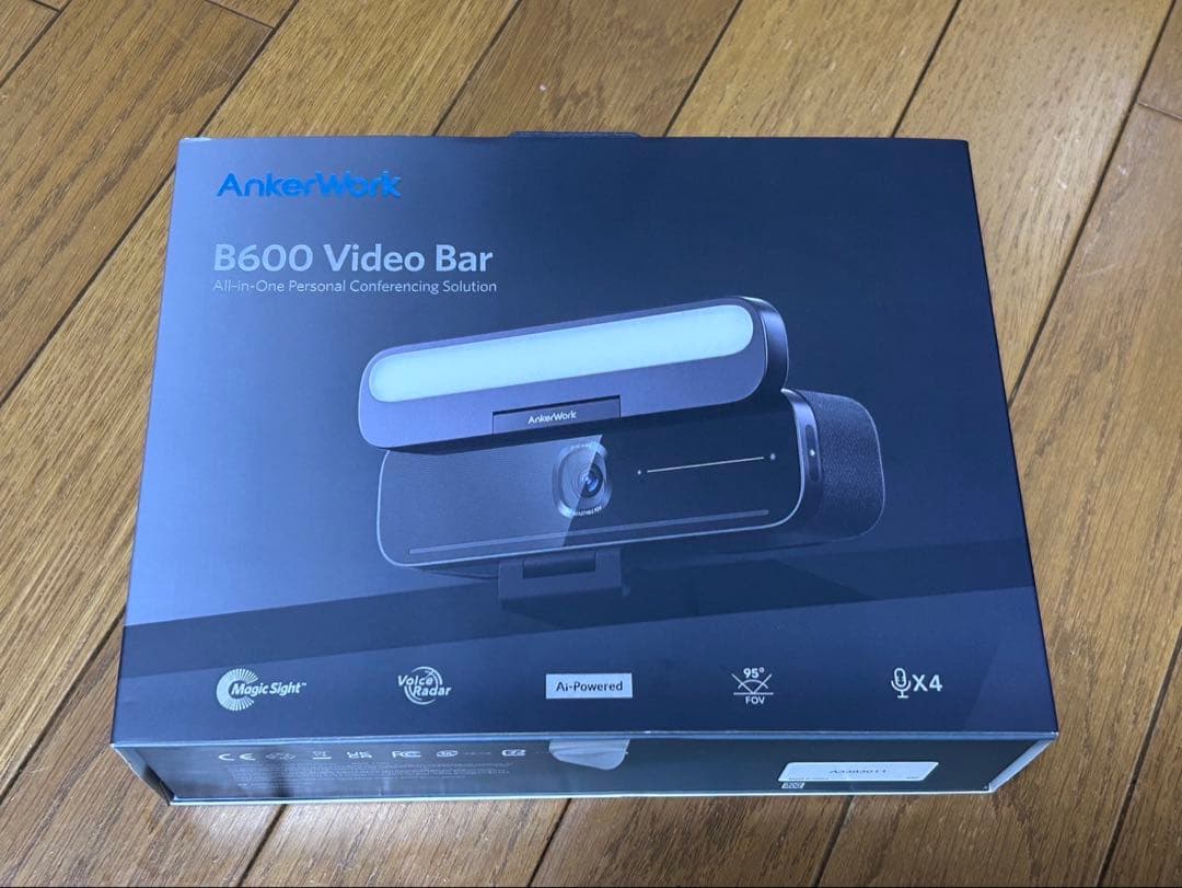 【AnkerWork】B600 Video Bar ウェブカメラ