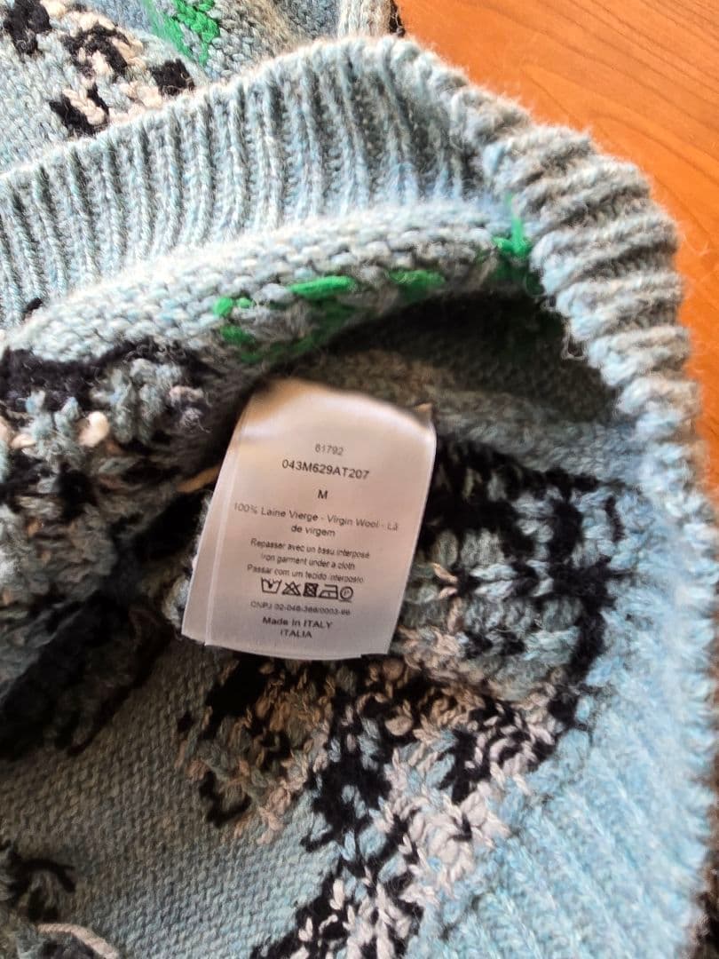 【美品】Dior HOMME 20aw トワルドジュイ ニット セーター M