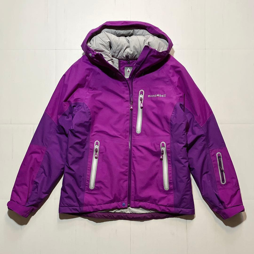 【未使用品】mont-bell パウダーライトパーカ　レディースＬ　パープル