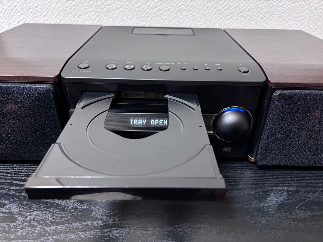 JVC CA-EXS3-B コンポ ウッドコーン、リモコン付