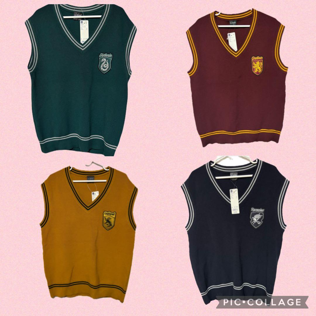 新品 GUハリーポッター コラボ ニットベスト Lサイズ 4種セット まとめ売り