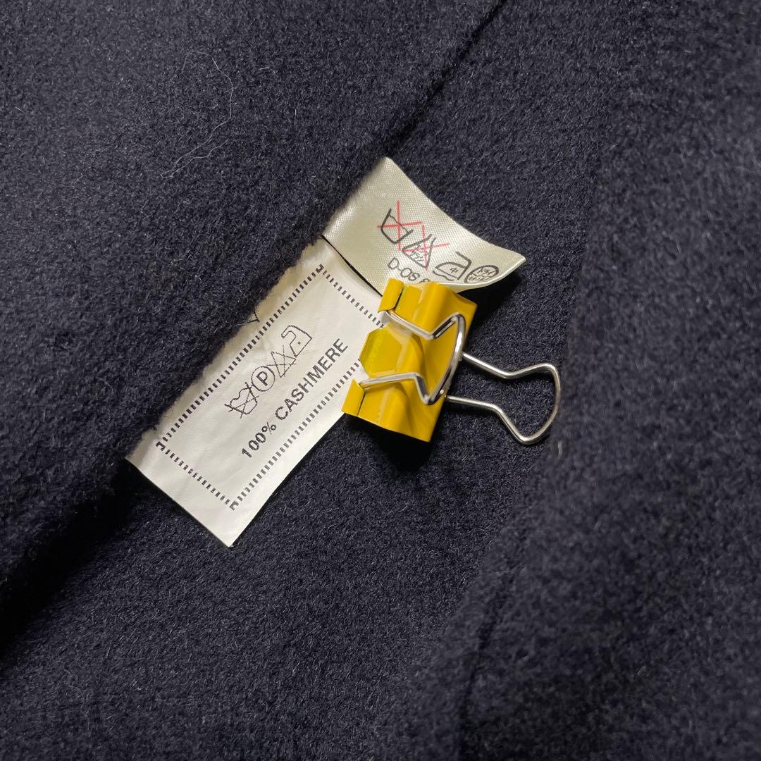 GERARDI カシミア100％ジャケットコ－ト イタリア製　ダ－クネイビー