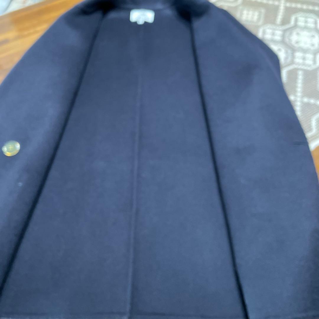 GERARDI カシミア100％ジャケットコ－ト イタリア製　ダ－クネイビー