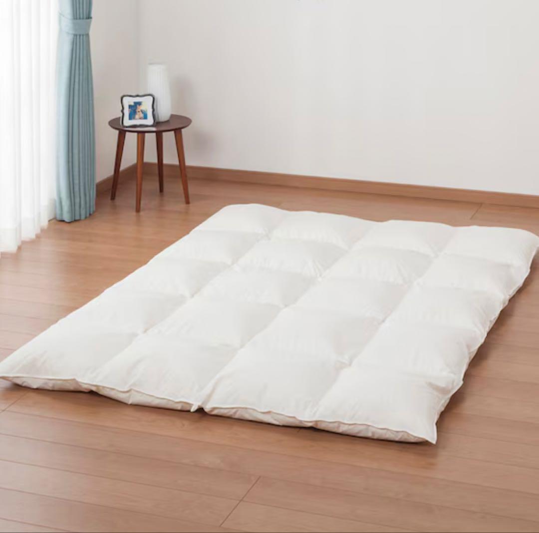 【美品】ニトリ　羽毛布団　 ホワイトダックダウン93% 掛け布団 シングル