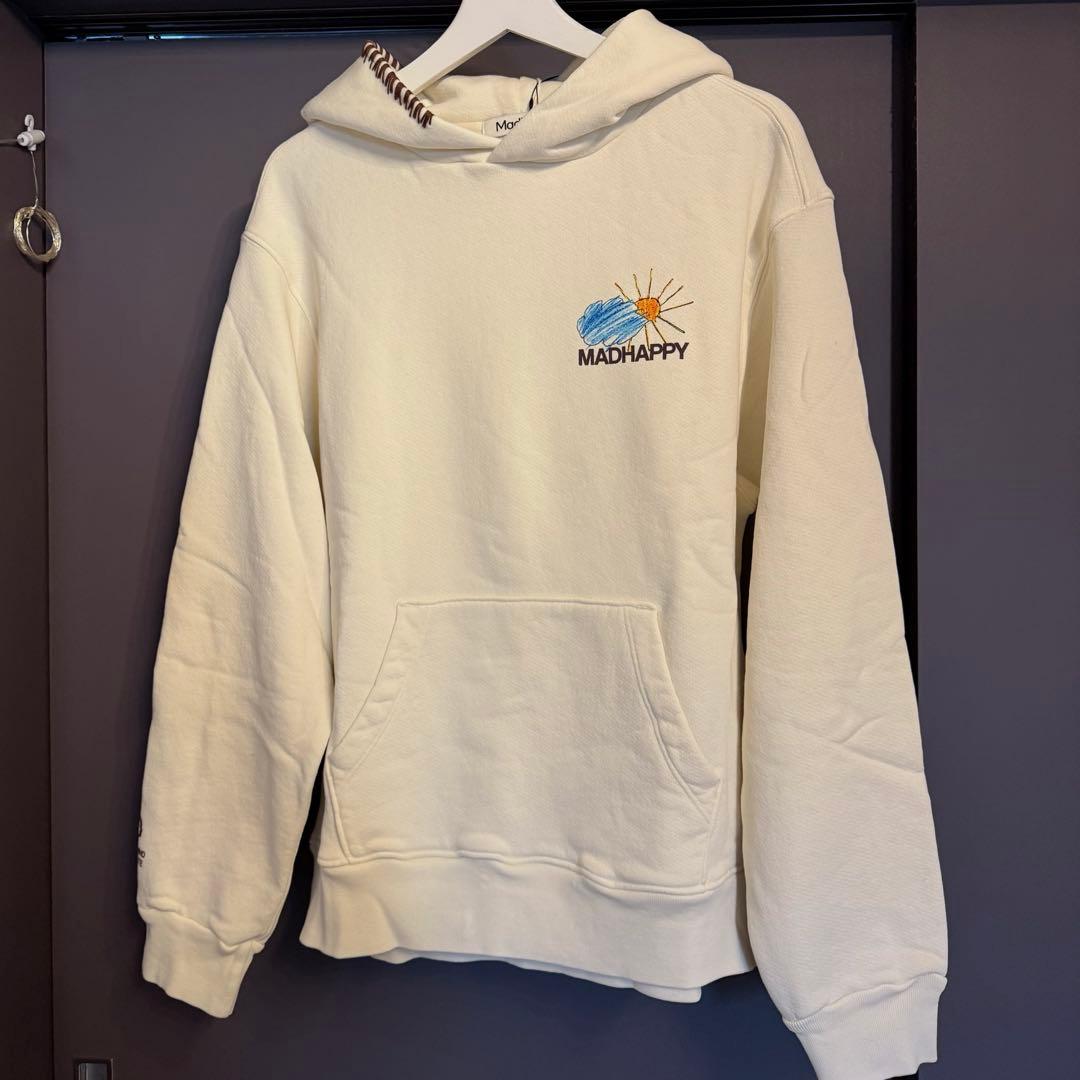 Madhappy クリーム色 パーカー　新品タグ付き