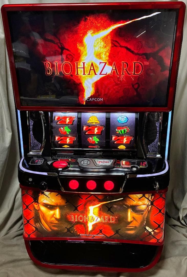 スマスロ Lバイオハザード５ZE☆遊技可能アダプタ取付済実機☆送料無料