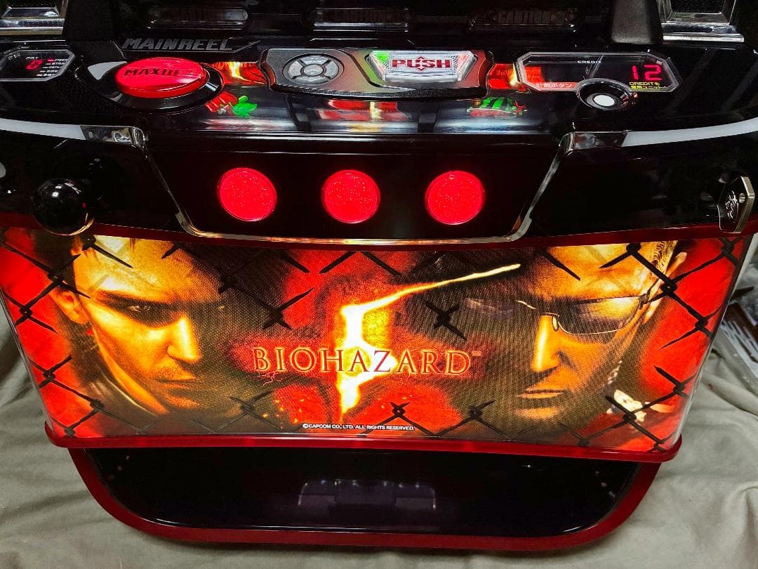 スマスロ Lバイオハザード５ZE☆遊技可能アダプタ取付済実機☆送料無料