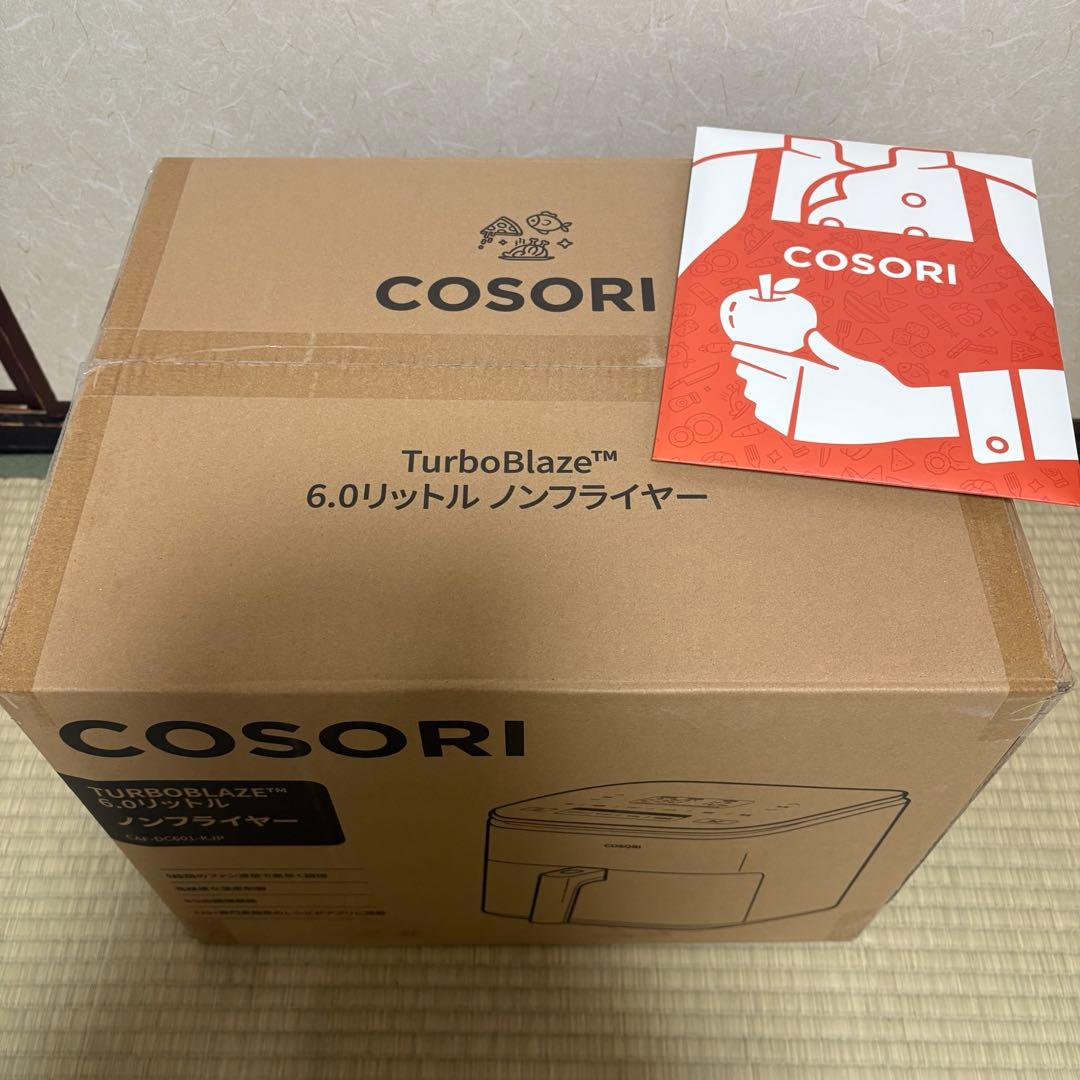 【未使用】COSORI 6.0L ノンフライヤー　ブラック