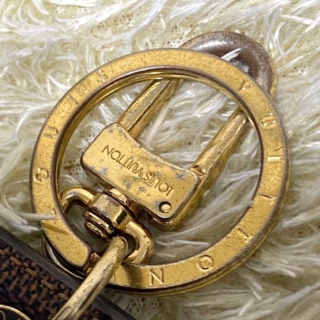 美品✨ ルイヴィトン キーホルダー アンシャッペ ダミエ・エベヌ M67917