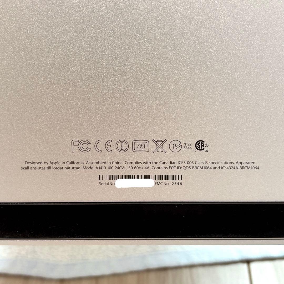 iMac Late 2012 27インチ A1419