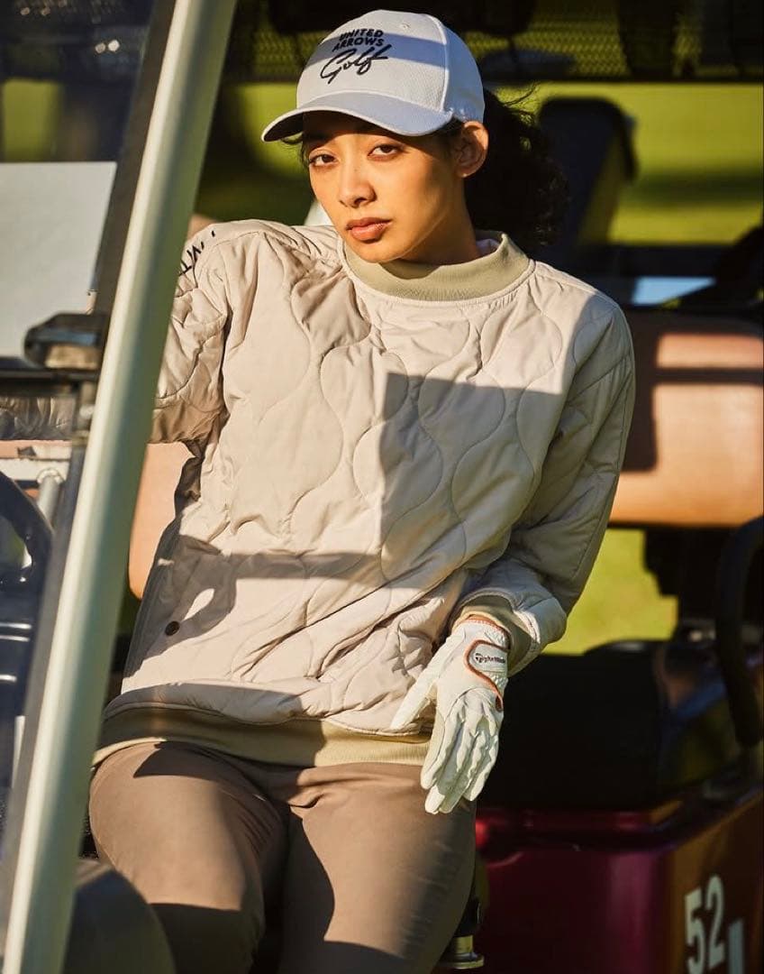 ユナイテッドアローズゴルフ　キルティングプルオーバー