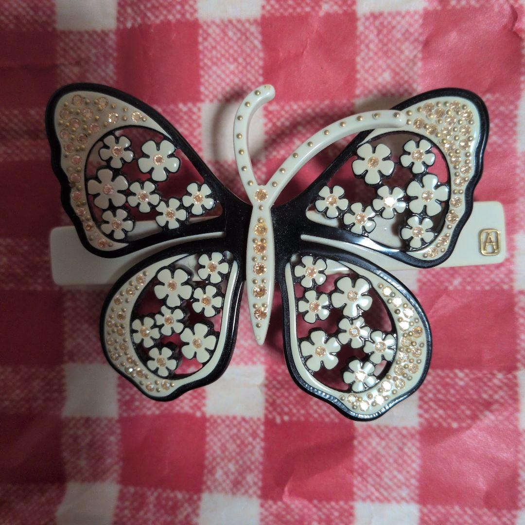 アレクサンドルドゥパリ蝶デザイン バレッタヤマト送料無料