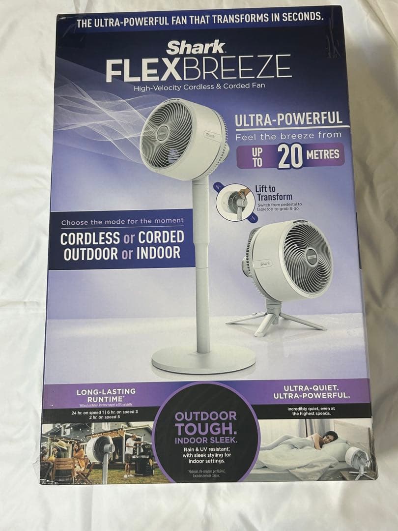 新品未使用 シャーク 扇風機 Shark FLEX BREEZE FA222J