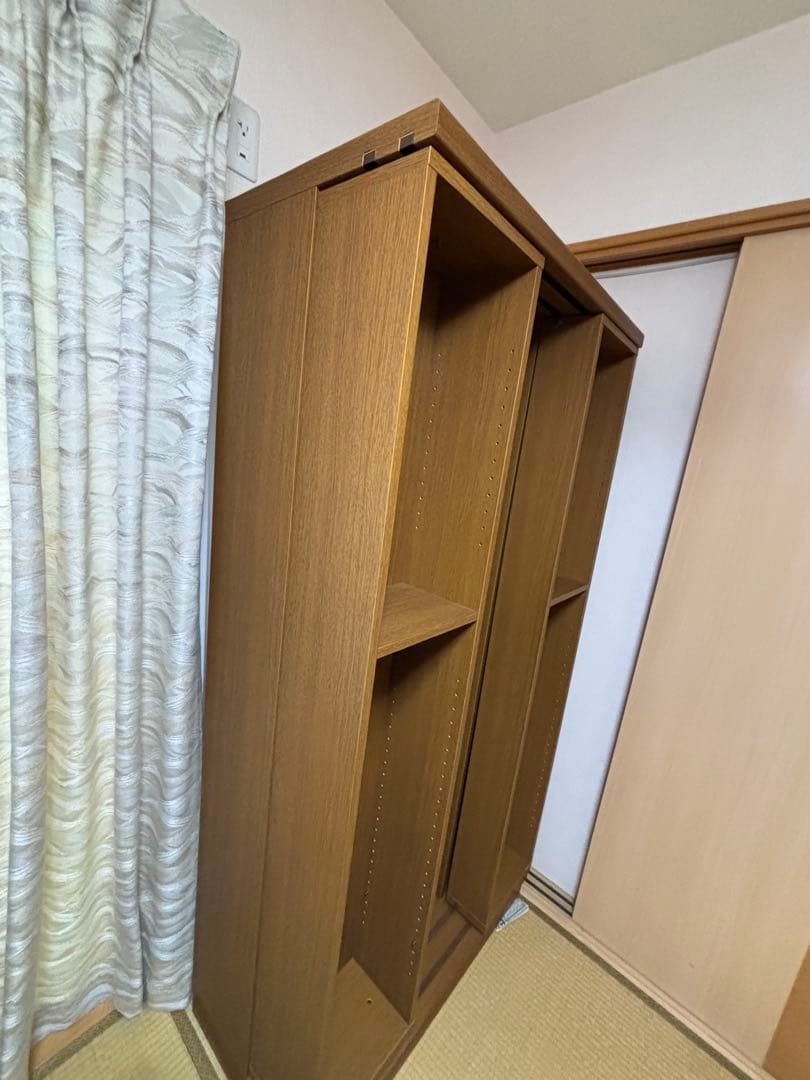 値下げ　スライド本棚　丸伸　通販生活