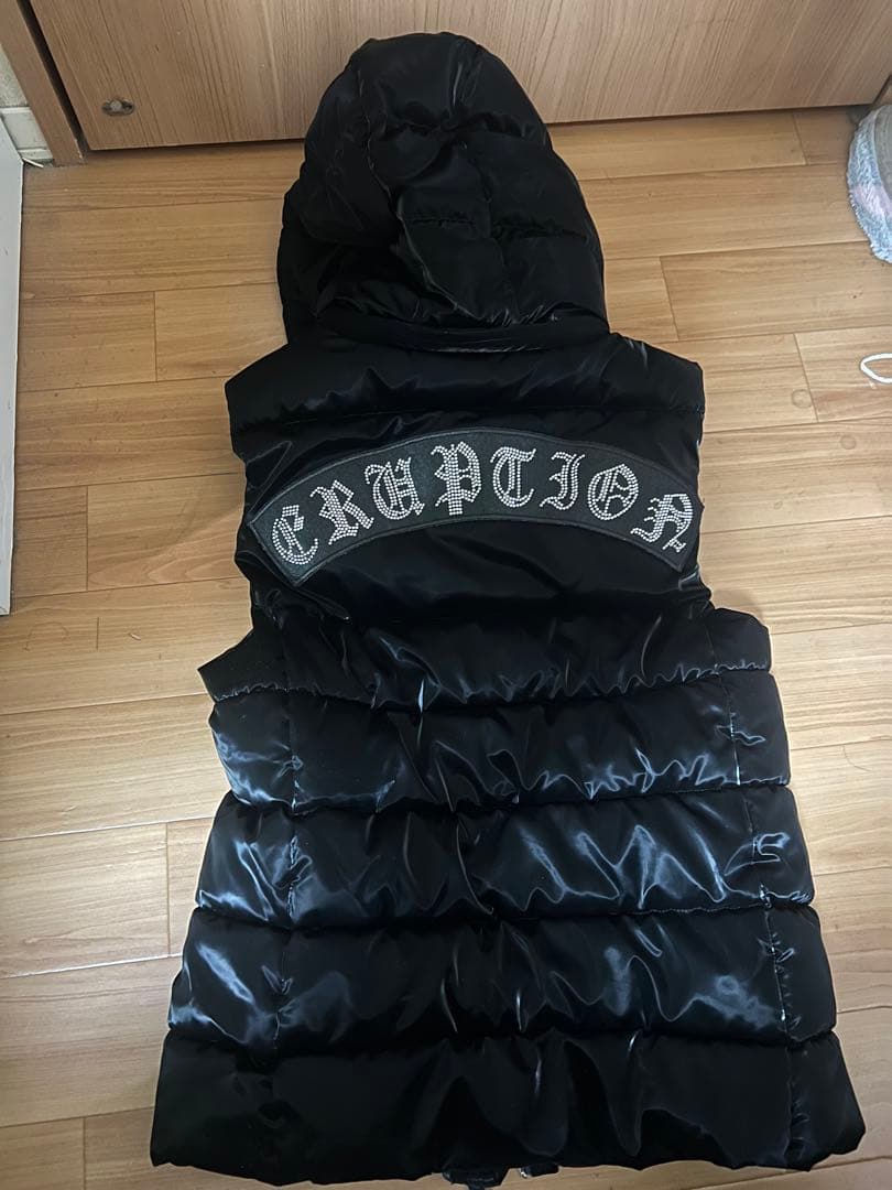 RTEG ブラックダウンベスト フード付き 値下げあり